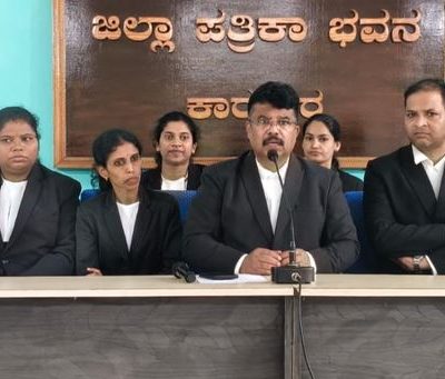 ಕಾರವಾರದಲ್ಲಿ ನಡೆದ ಪತ್ರಿಕಾಗೋಷ್ಠಿಯಲ್ಲಿ ನಾಗರಾಜ ನಾಯಕ್ ಮಾತನಾಡಿದರು